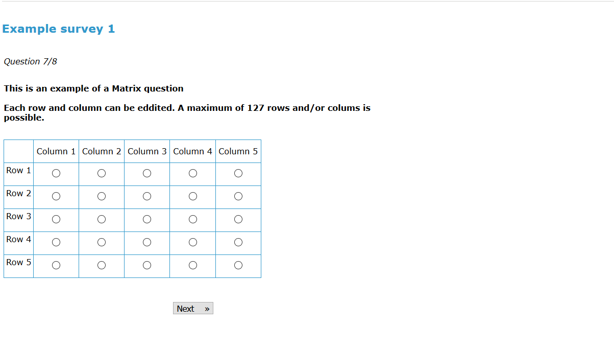 3.5 Matrix question